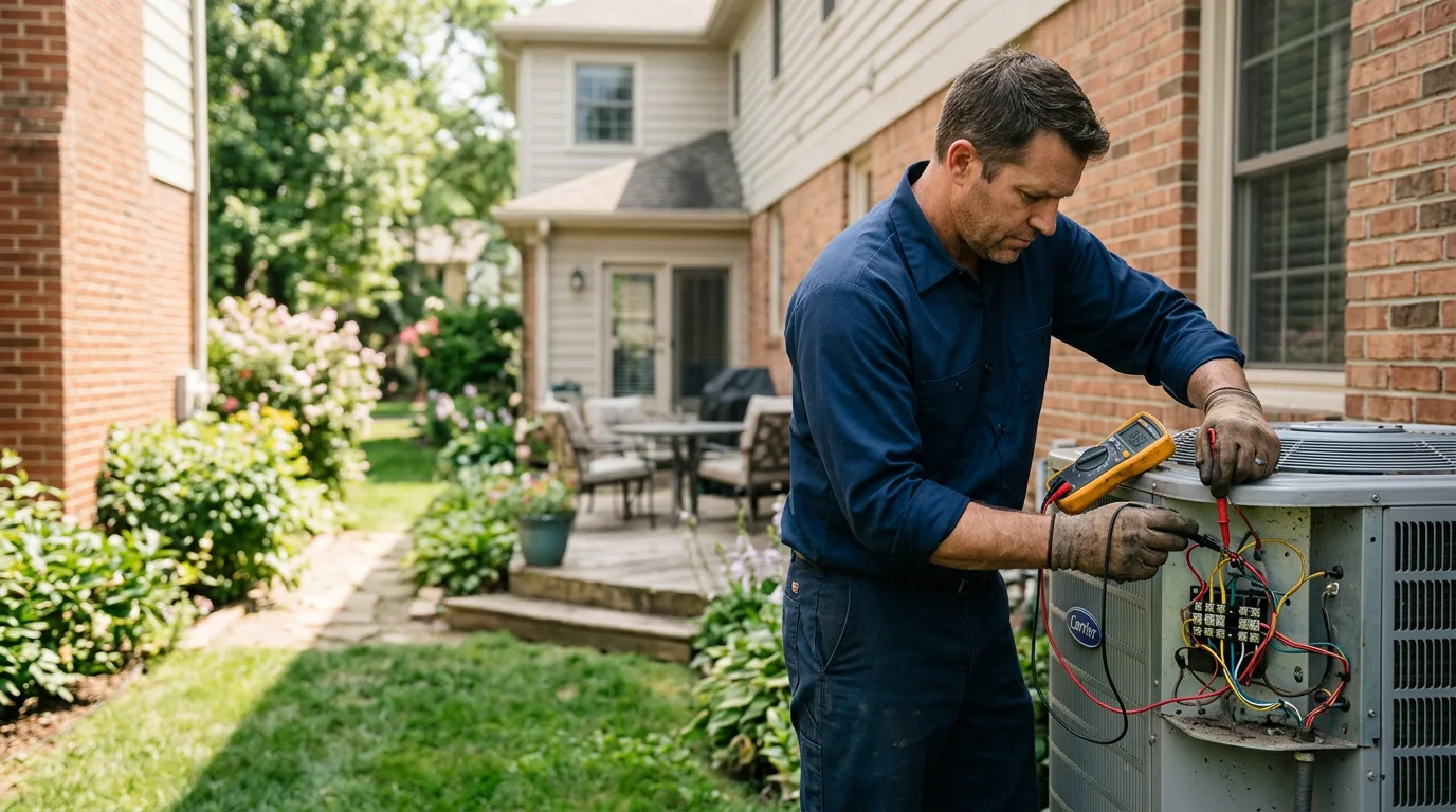HVAC technician working near Onancock, VA